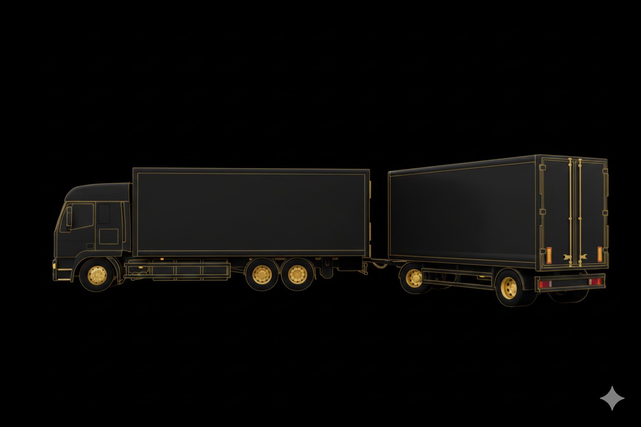 Zestaw przestrzenny o dużej kubaturze – transport ładunków lekkich i objętościowych